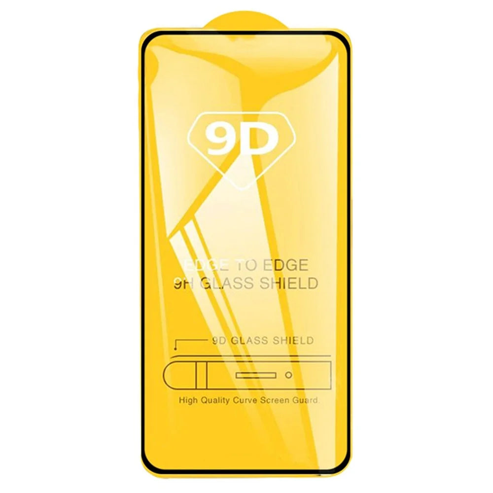 For Realme C55 4G Phone Full Screen Protector Side Glue Silk Printing 9D Tempered Glass Screen Film - 1