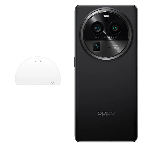 RURIHAI For Oppo Find X6 Pro 3D Phone Camera Lens Protector High Aluminum-silicon Glass Camera Lens Film - 1