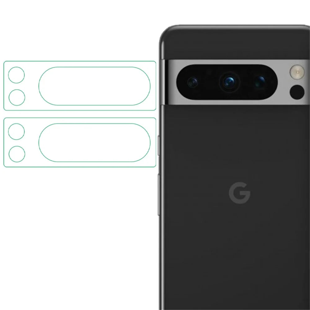 2Pcs / Set Tempered Glass Camera Lens Film for Google Pixel 8 Pro , 2.5D Arc Edge Ultra Clear Lens Protector - 1