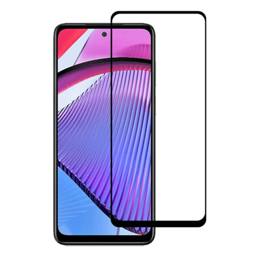 For Motorola Moto G Power 5G Tempered Glass Screen Protector Silk Printing Full Glue Full Cover Film - 1