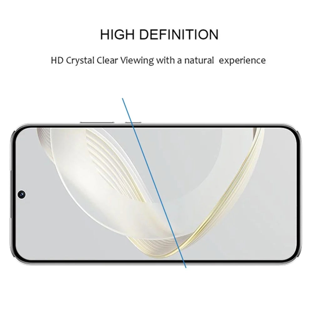 For Huawei nova 11 / nova 12s 4G / nova 12 Lite 4G Silk Printing Phone Screen Protector Full Glue Tempered Glass Full Cover Film - 4