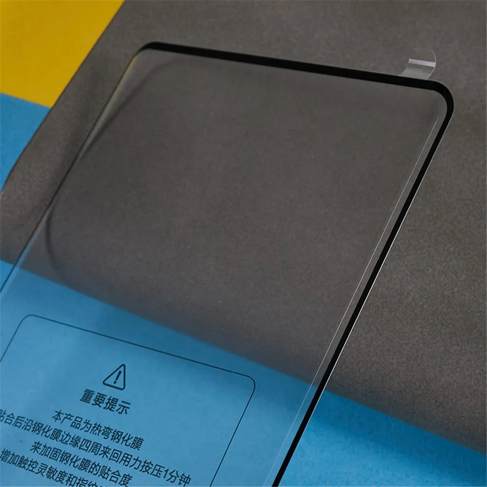 For Motorola Moto X30 Pro 5G / Edge 30 Ultra 5G Black Edge Silk Printing Tempered Glass Film Full Glue Full Screen Protector - 6