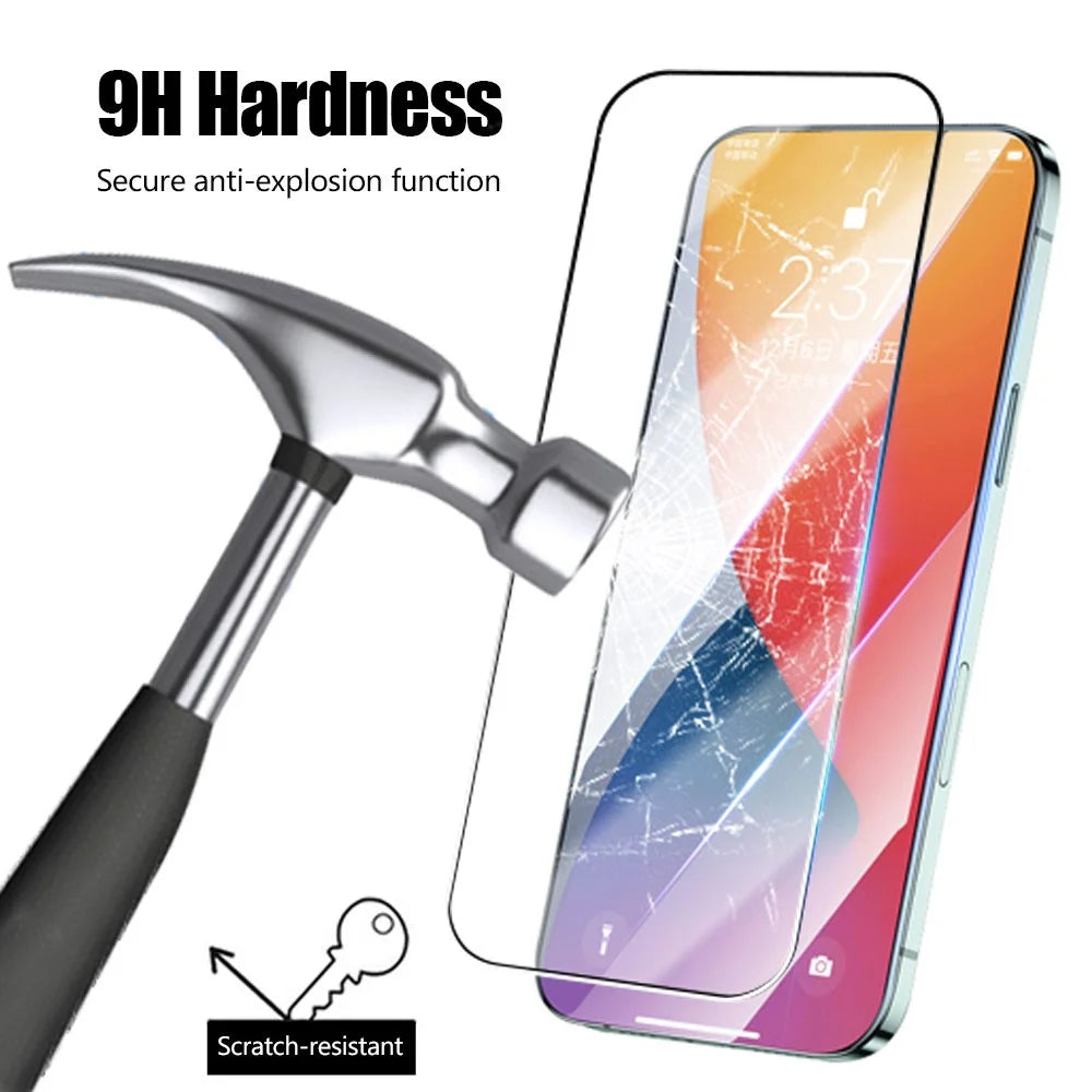 For OnePlus Nord N30 5G / CE 3 Lite 5G / Realme Narzo N55 4G / P1 5G / C55 4G Silk Printing Tempered Glass Black Edge Full Glue Full Screen Protector - 4