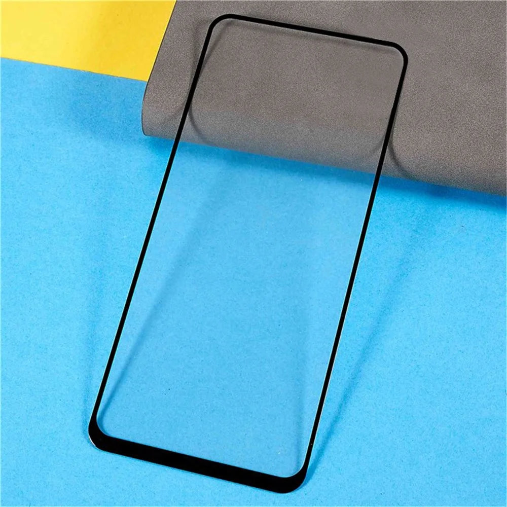 For OnePlus Nord N30 5G / CE 3 Lite 5G / Realme Narzo N55 4G / P1 5G / C55 4G Silk Printing Tempered Glass Black Edge Full Glue Full Screen Protector - 7