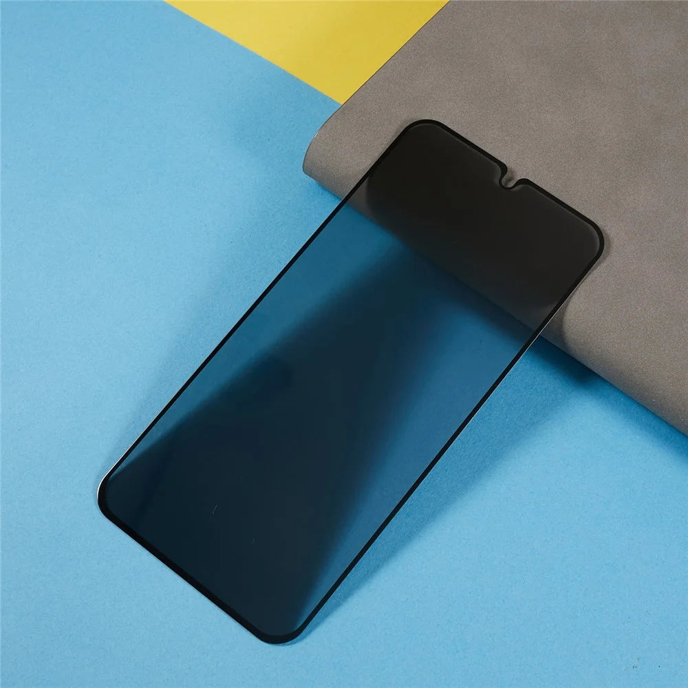 For Samsung Galaxy A34 5G Anti-peep Full Screen Protector Silk Printing Black Edge Full Glue Tempered Glass Film - 4