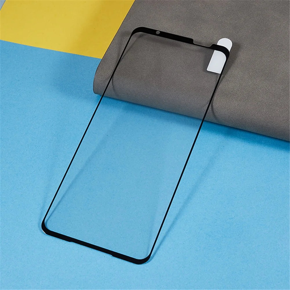 For Asus ROG Phone 7 5G Silk Printing Phone Full Screen Protector Full Glue Tempered Glass Anti-scratch Film - 3