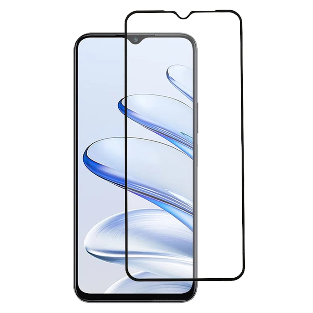 For Honor 70 Lite 5G Full Coverage Screen Protector HD Silk Printing Full Glue Tempered Glass Film - 1