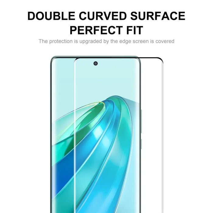 ENKAY HAT PRINCE For Honor X9a 5G / X40 5G / Magic5 Lite 5G 3D Curved Screen Protector Side Glue Tempered Glass Support Fingerprint Unlock - 2