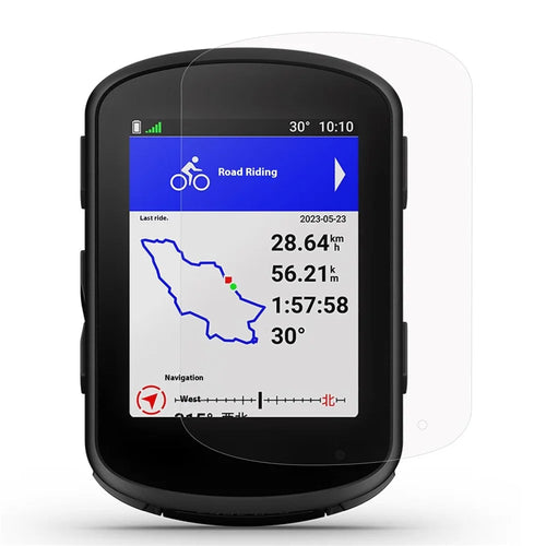 For Garmin Edge 840 Soft PET Screen Protector Scratch-resistant HD Clear Cycling Computer Screen Film - 1