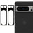 For Google Pixel 8 Pro 2Pcs Silk Printing Camera Lens Protector 2.5D Arc Edge Tempered Glass Lens Film - 1