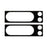 For Google Pixel 8 Pro 2Pcs Silk Printing Camera Lens Protector 2.5D Arc Edge Tempered Glass Lens Film - 2