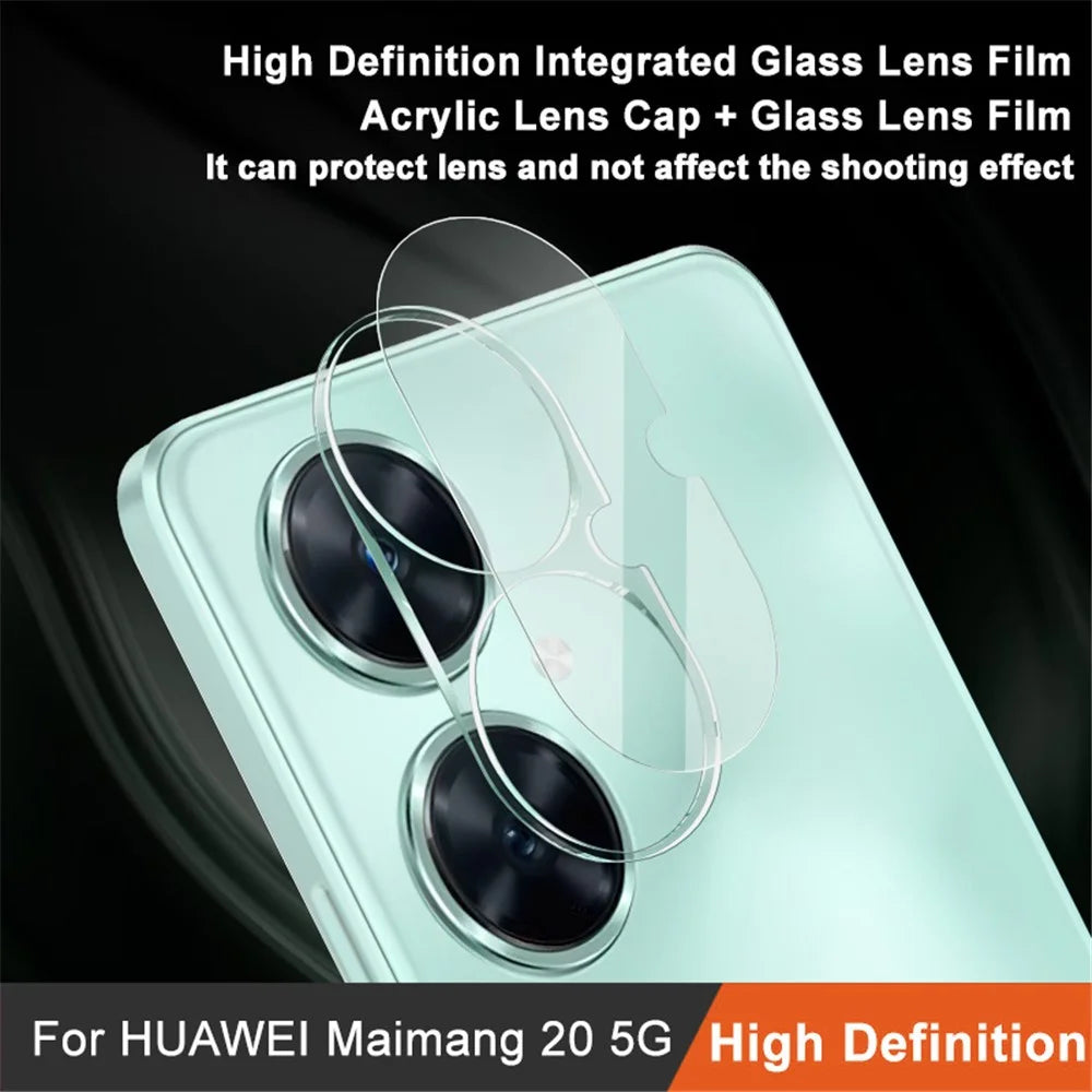 IMAK For Huawei Maimang 20 /  nova 11i Clear Camera Lens Film Integrated Tempered Glass Lens Protector + Acrylic Lens Cap - 2