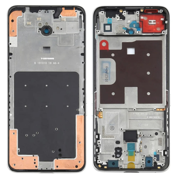 For OPPO Reno2 Z / Reno2 F Middle Plate Frame Repair Part (A-Side) (without Logo) - White - 1