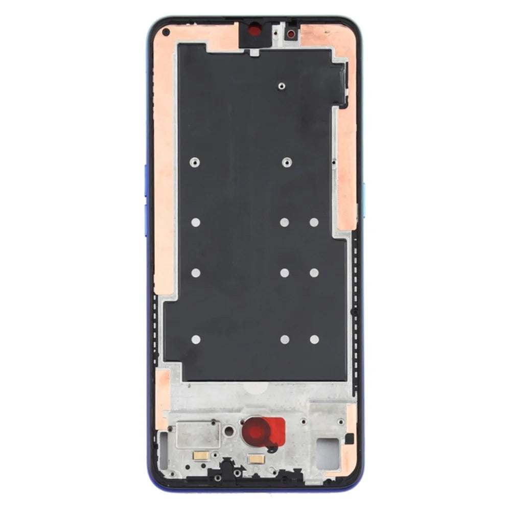 For OPPO Reno3 5G / Reno3 Youth / F15 / Find X2 Lite / K7 (2020) Middle Plate Frame Repair Part (A-Side) (without Logo) - Blue - 3
