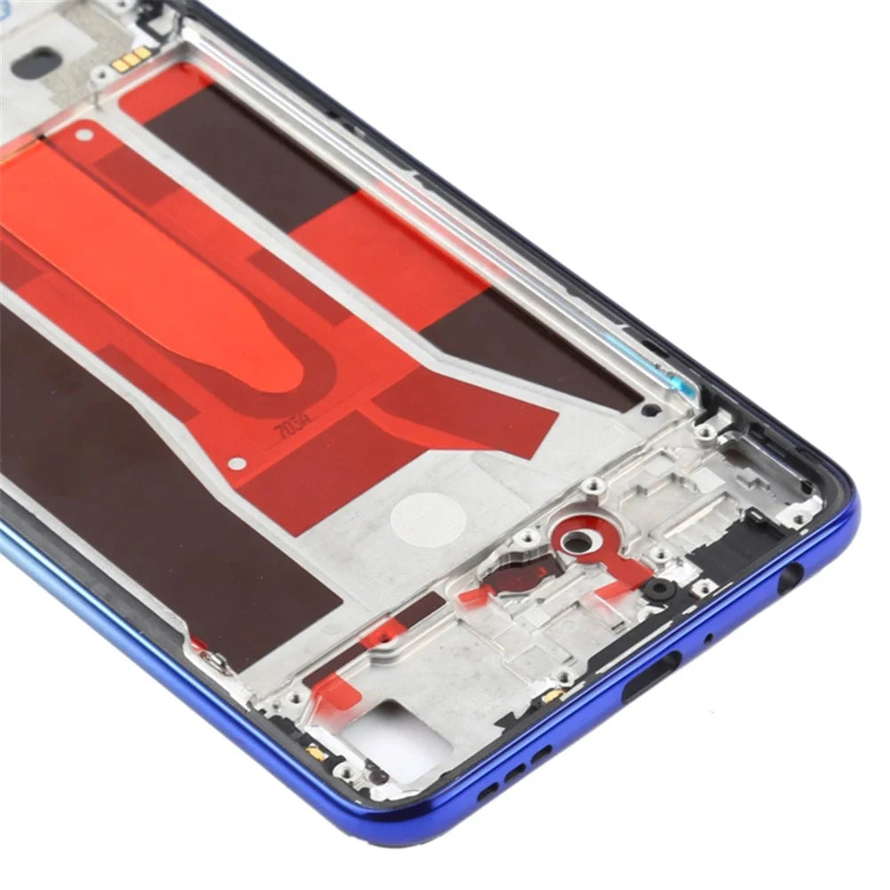 For OPPO Reno3 5G / Reno3 Youth / F15 / Find X2 Lite / K7 (2020) Middle Plate Frame Repair Part (A-Side) (without Logo) - Blue - 5