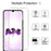 2Pcs For Samsung Galaxy A34 5G Screen Protector Tempered Glass Film with Camera Lens Protectors - 2