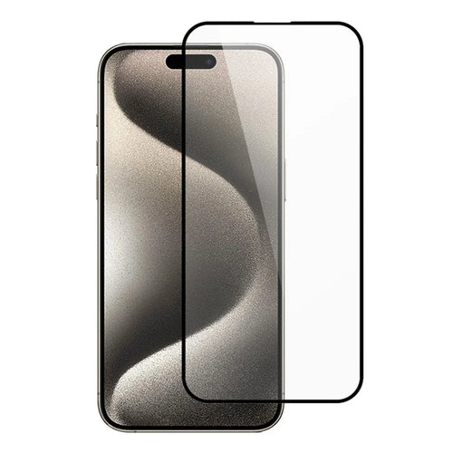RURIHAI For iPhone 15 Pro Full Glue Screen Protector, High Aluminum-silicon Glass Secondary Hardening Film - 1