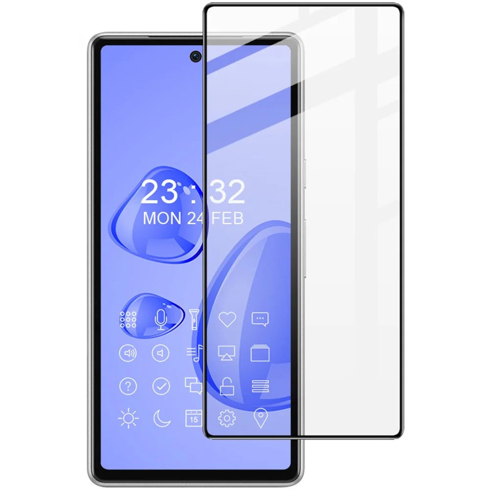IMAK Pro+ Series for Google Pixel 7a Full Screen Protector Full Glue Ultra Clear Phone Tempered Glass Film - 1