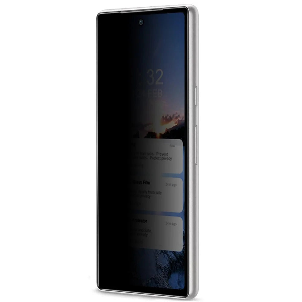 IMAK Anti-spy Screen Protector for Google Pixel 7a, Full Glue Full Coverage Phone Tempered Glass Film - 6