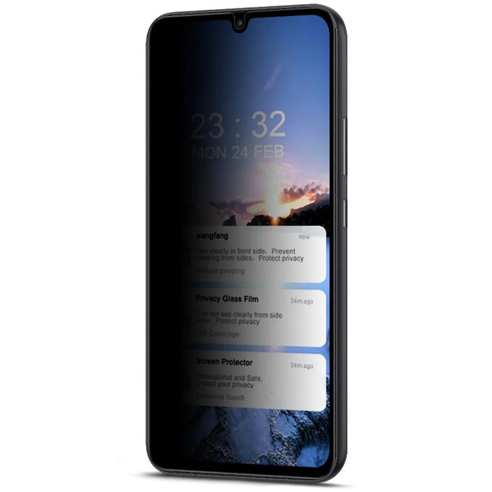 IMAK For Samsung Galaxy A34 5G Anti-spy Tempered Glass Film Full Coverage Phone Screen Protector - 6