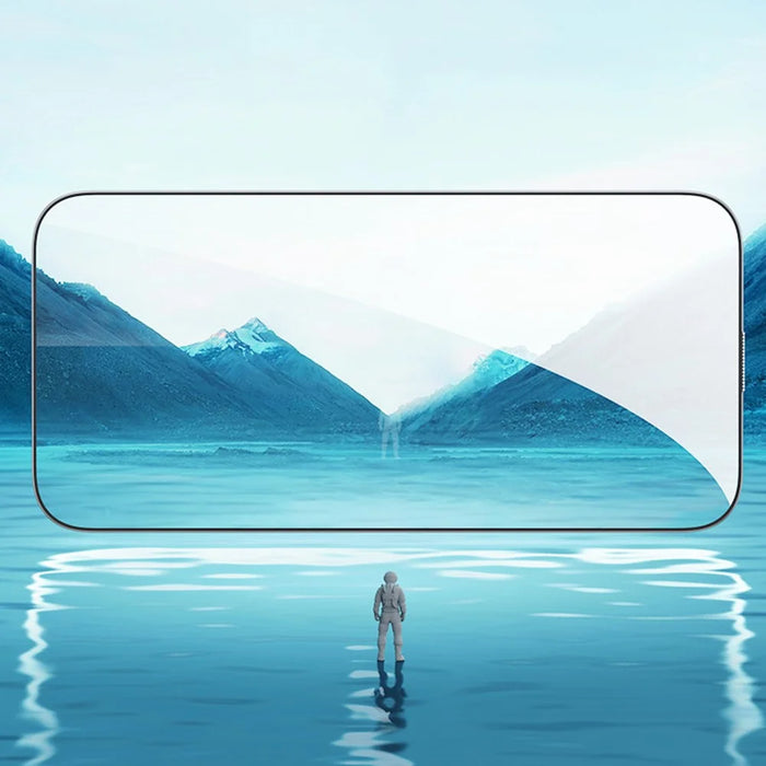 WEKOME For iPhone 14 Pro High Aluminium-silicon Glass Screen Protector Full Coverage Clear Film with Magnetic Installation Kit - 7