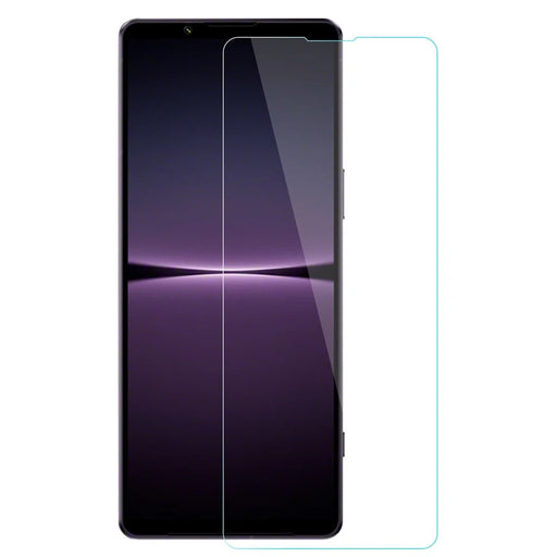 AMORUS For Sony Xperia 1 V Phone Screen Protector High Aluminum-silicon Glass 2.5D Arc Edge Ultra Clear Film - 1