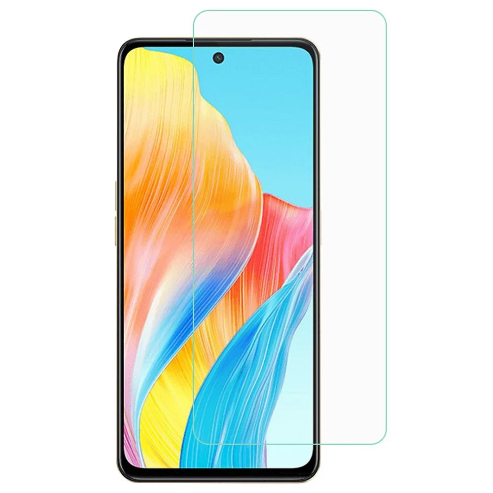 For Oppo A98 5G HD Tempered Glass Film High Sensitivity 0.3mm Arc Edge Film Screen Protector - 1