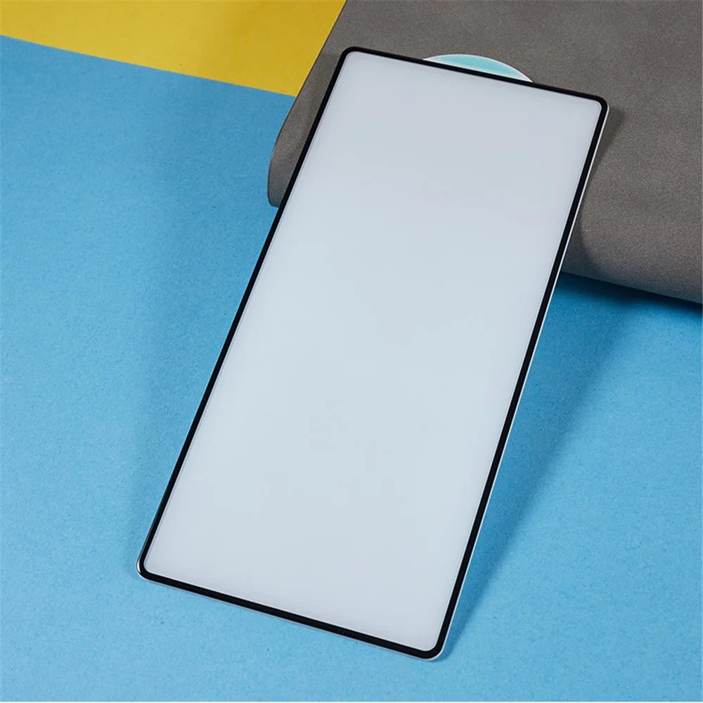 For Google Pixel 7a Silk Printing Screen Protector Full Cover Dispensing Glue Tempered Glass Film - 3