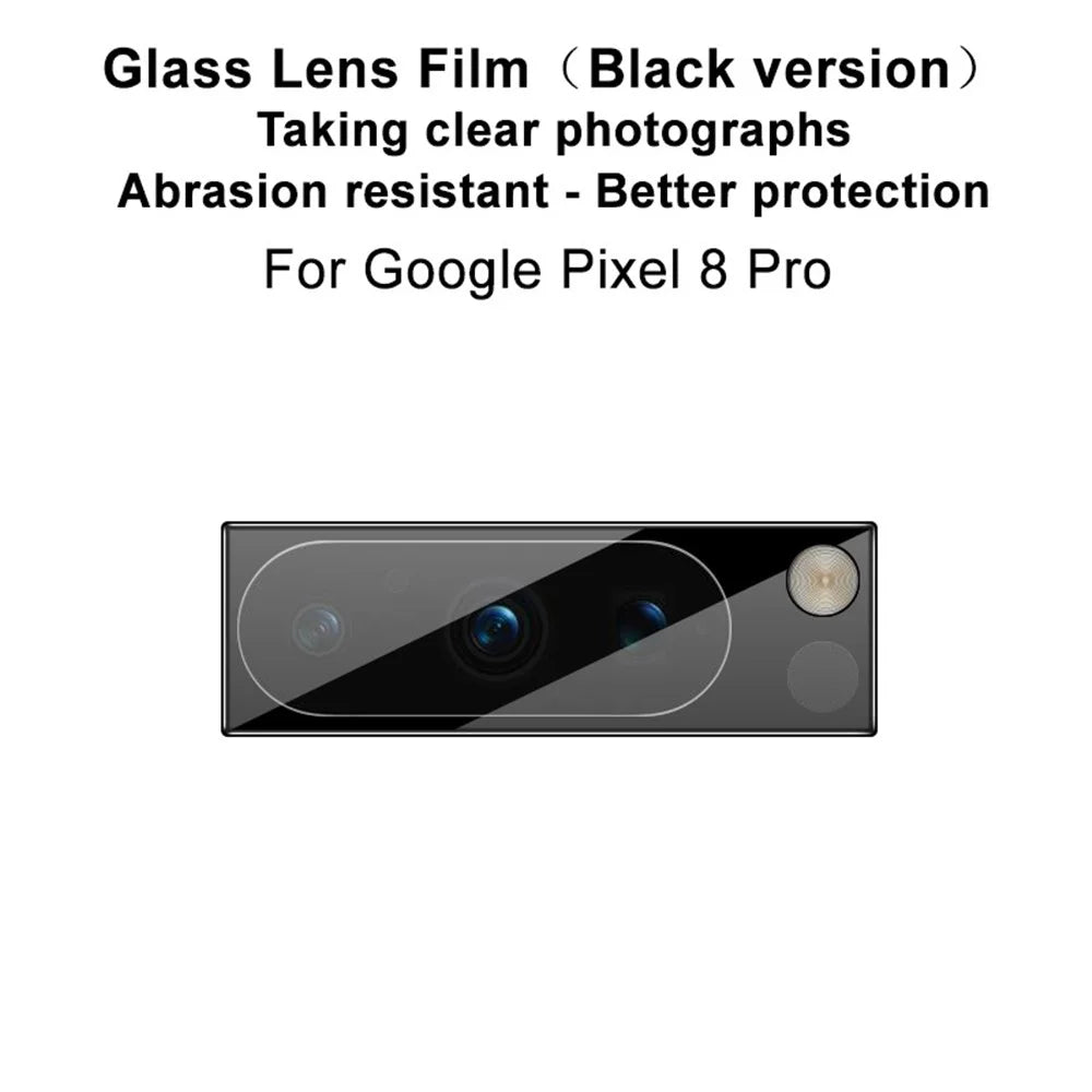 IMAK For Google Pixel 8 Pro Anti-Scratch Camera Lens Protector Tempered Glass Lens Film (Black Version) - 2