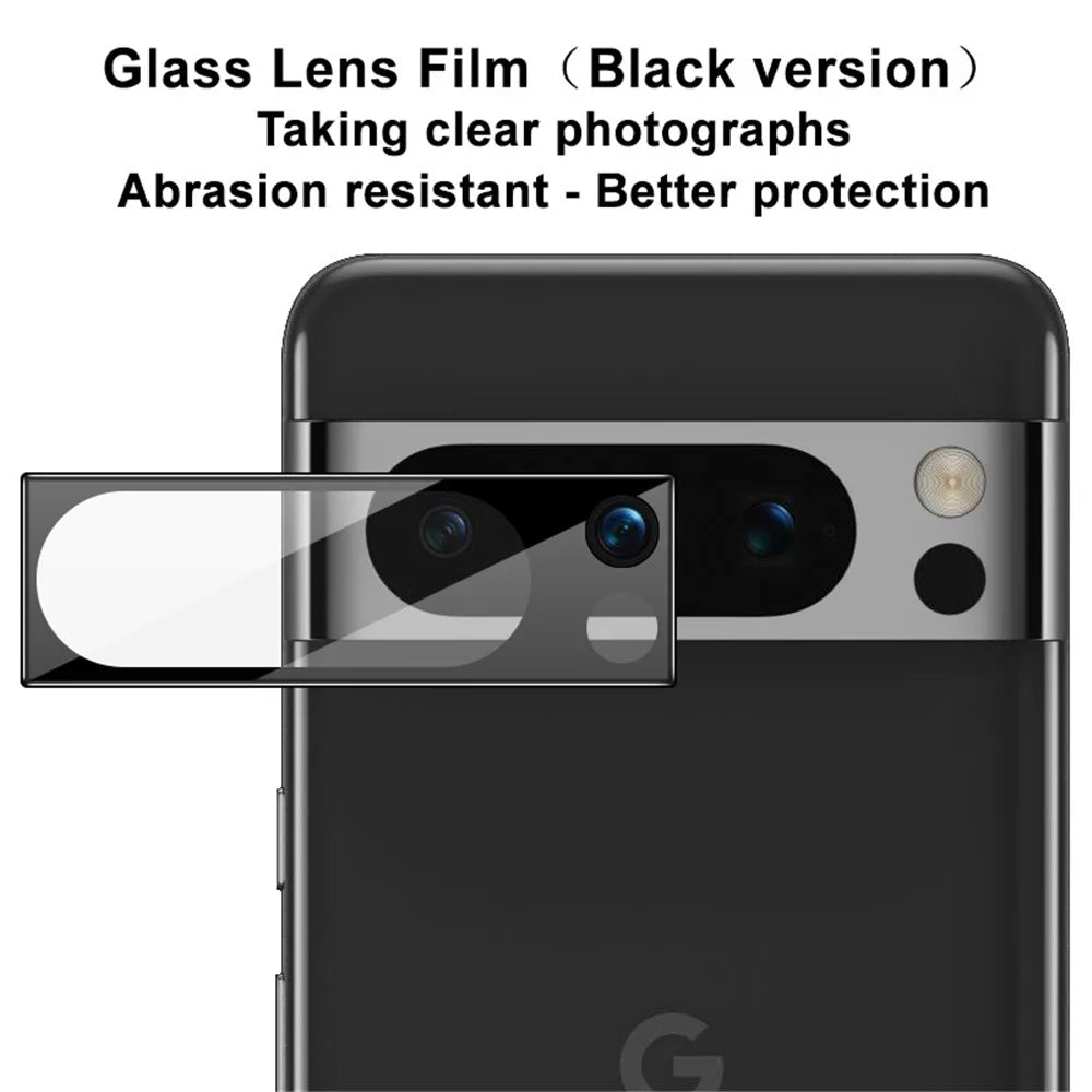 IMAK For Google Pixel 8 Pro Anti-Scratch Camera Lens Protector Tempered Glass Lens Film (Black Version) - 4