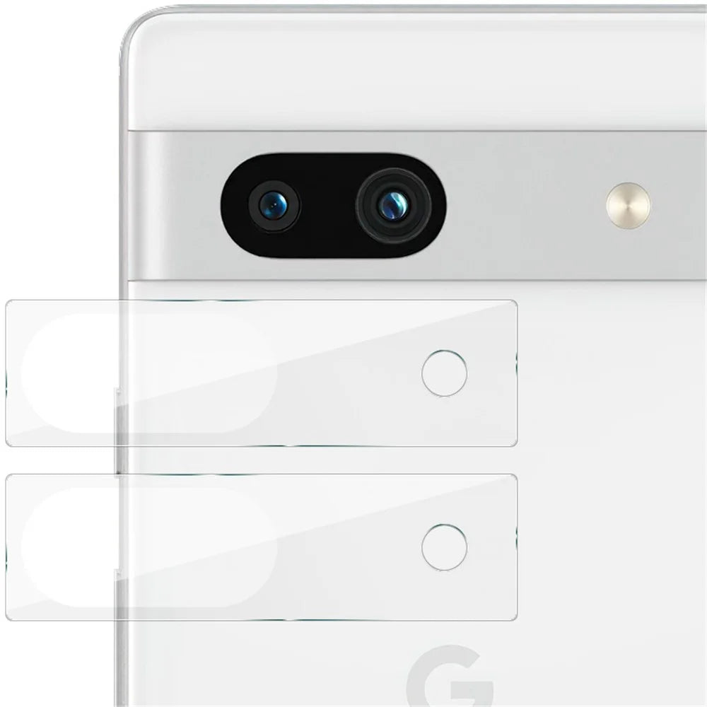 IMAK 2Pcs  /  Set for Google Pixel 7a Camera Lens Protector, Clear Tempered Glass Phone Lens Film - 1