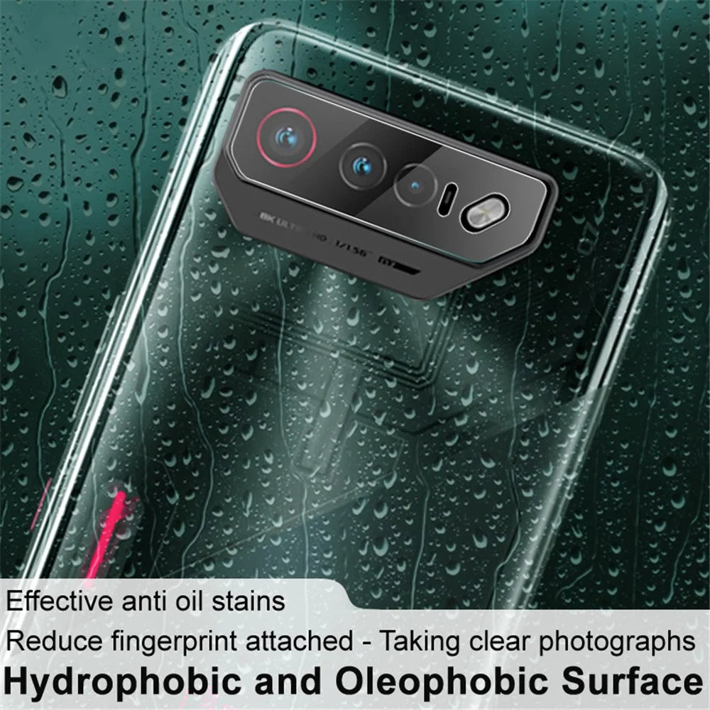 IMAK 2Pcs  /  Set For Asus ROG Phone 7 5G / 7 Pro / 7 Ultimate 5G Camera Lens Protector HD Clear Tempered Glass Lens Film - 6