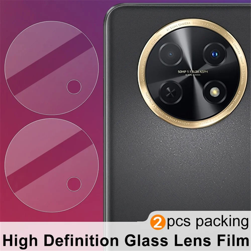 IMAK 2Pcs  /  Set For Huawei Enjoy 60X / nova Y91 4G HD Clear Camera Lens Protector Tempered Glass Lens Film - 4