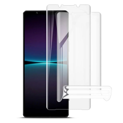 IMAK 2Pcs / Set Hydrogel Film III Screen Protector for Sony Xperia 1 V , Transparent Soft TPU Film Guard - 1