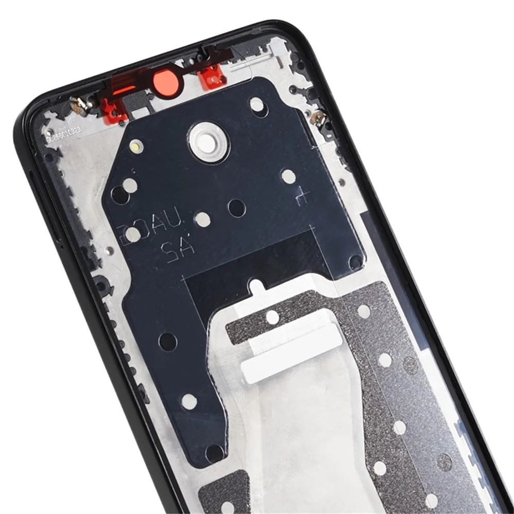For Honor X8a 4G CRT-LX1 CRT-LX2 CRT-LX3 OEM Middle Plate Frame Phone Spare Part (without Logo) - Midnight Black - 7