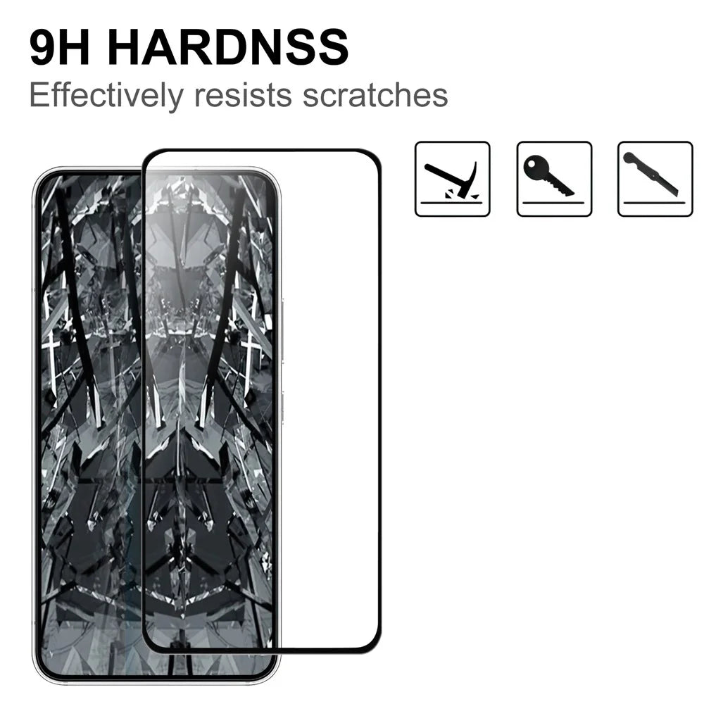 For Samsung Galaxy A54 5G Full Glue Screen Protector Black Edge Full Protection AGC Glass Film - 3