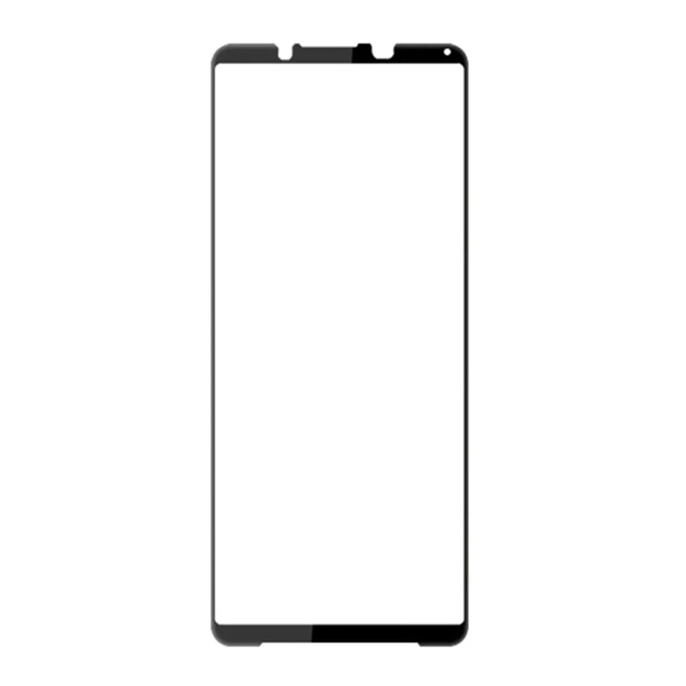 AMORUS Phone Screen Protector for Sony Xperia 1 V Full Glue Silk Printing Tempered Glass Full Cover Film - Black - 2