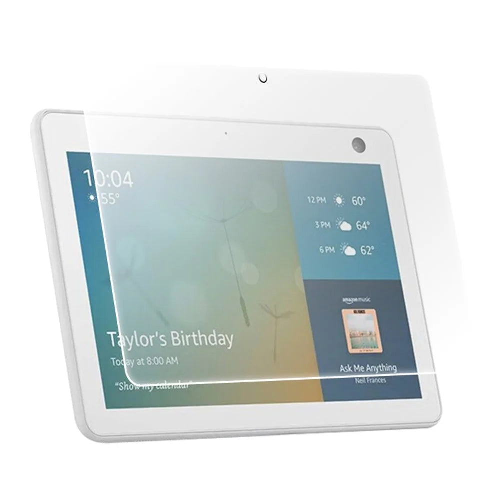 RURIHAI For Amazon Echo Show 10 (2nd Gen) 0.18mm 2.5D Straight Edge Screen Protector High Aluminium-silicon Glass Film - 1
