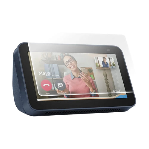 RURIHAI Screen Protector for Amazon Echo Show 5 (1st Gen) / (2nd Gen) 2.5D Straight Edge 0.18mm High Aluminium-silicon Glass Film - 1