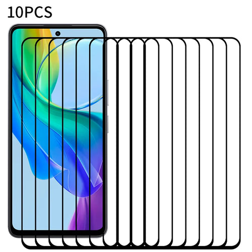 RURIHAI 10Pcs Secondary Hardening Screen Protector for vivo Y78 5G , High Aluminum-silicon Glass 2.5D 0.26mm Film - 1