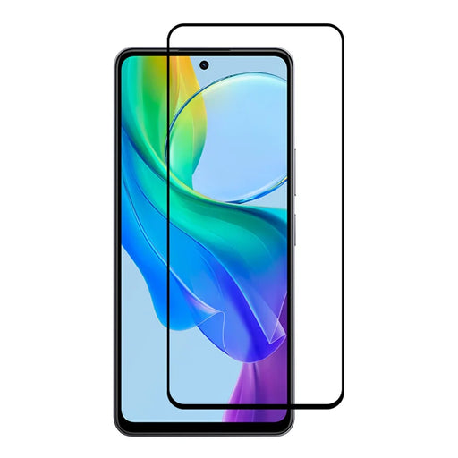 RURIHAI Phone Screen Protector for vivo Y78 5G , 2.5D 0.26mm Secondary Hardening High Aluminum-silicon Glass Full Glue Film - 1