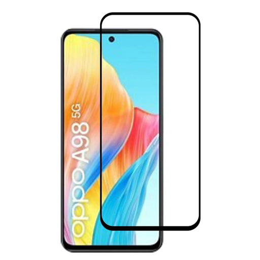 RURIHAI 10Pcs Secondary Hardening Screen Protector for Oppo A98 5G , 2.5D 0.26mm High Aluminum-silicon Glass Film - 2
