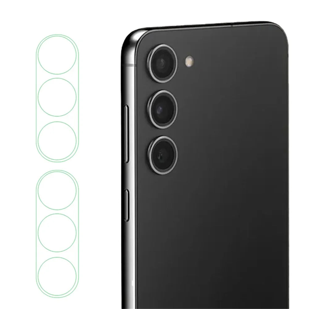 2Pcs Tempered Glass Camera Lens Protector for Samsung Galaxy Z Fold5 5G , 3D Arc Edge HD Clear Phone Back Lens Film - 1