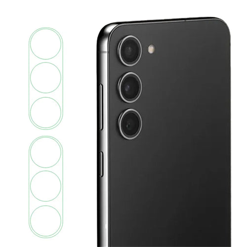 2Pcs Tempered Glass Camera Lens Protector for Samsung Galaxy Z Fold5 5G , 3D Arc Edge HD Clear Phone Back Lens Film - 1