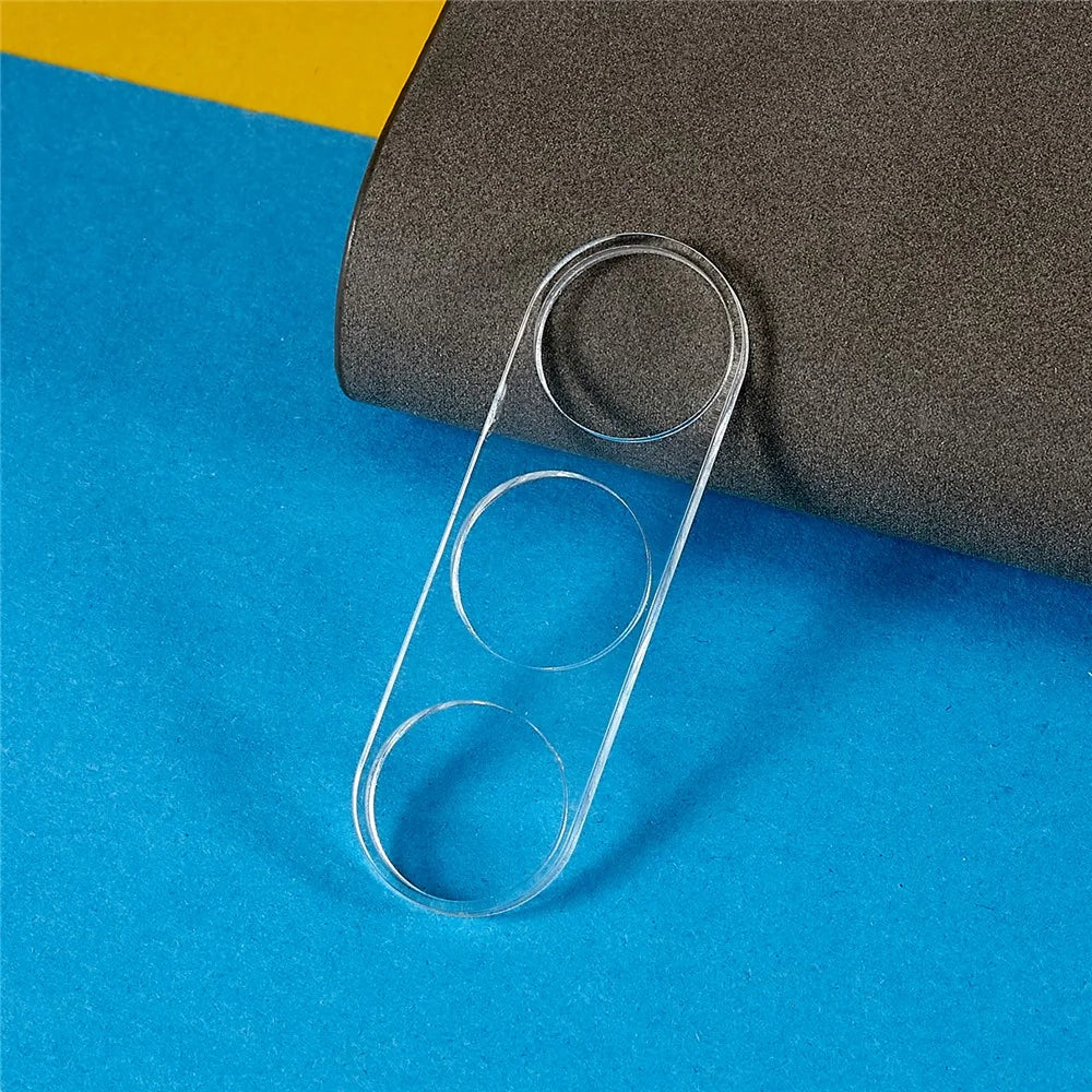 2Pcs Tempered Glass Camera Lens Protector for Samsung Galaxy Z Fold5 5G , 3D Arc Edge HD Clear Phone Back Lens Film - 3