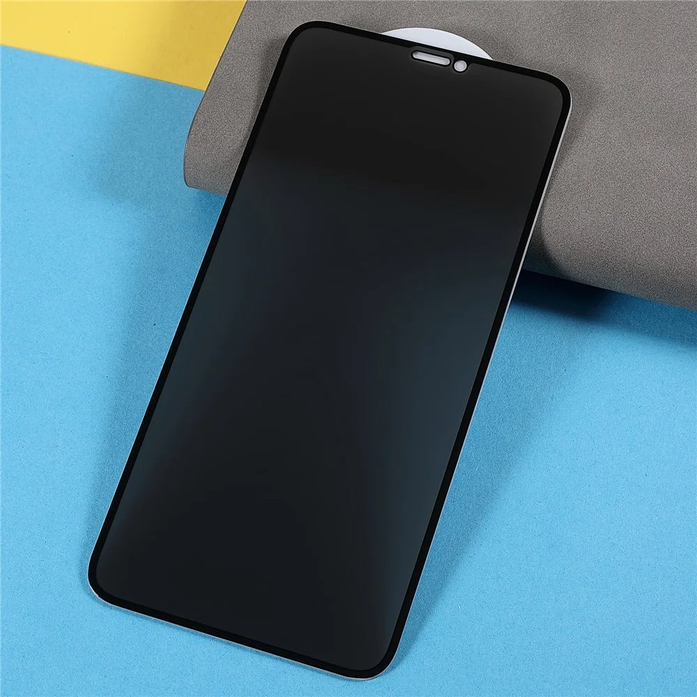 Anti-spy Screen Protector for iPhone 11 , High Aluminium-silicon Glass Full Glue Silk Printing Phone Screen Film - 3