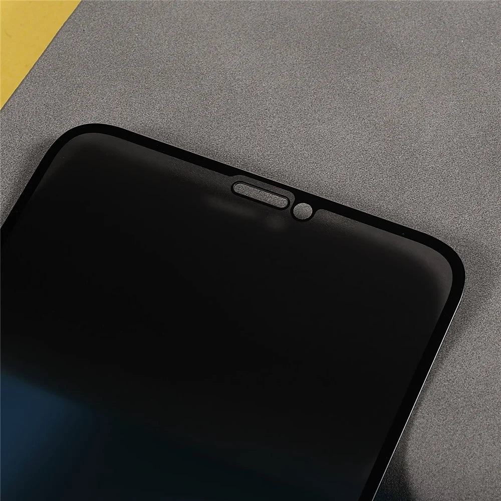 Anti-spy Screen Protector for iPhone 11 , High Aluminium-silicon Glass Full Glue Silk Printing Phone Screen Film - 5