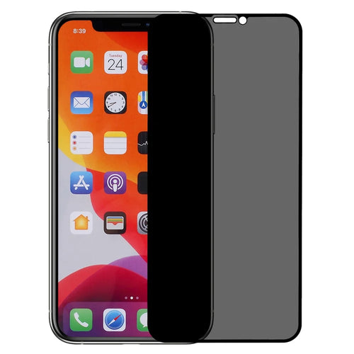 For iPhone 11 Pro Max Anti-spy Silk Printing Full Screen Protector HD Full Glue High Aluminium-silicon Glass Film - 1