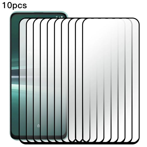 RURIHAI 10Pcs 2.5D 0.26mm Screen Protector for HTC U23 High Aluminum-silicon Glass Secondary Hardening Film - 1