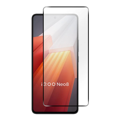 RURIHAI Screen Protector for vivo iQOO Neo8 5G 2.5D 0.26mm High Aluminum-silicon Glass Secondary Hardening Film - 1
